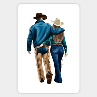 Farm Couple Magnet